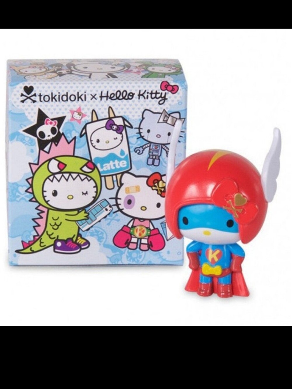 Tokidoki Hello Kitty Blind Box Series 1 Super Hero Vinyl Figure Rare Hello Kitty